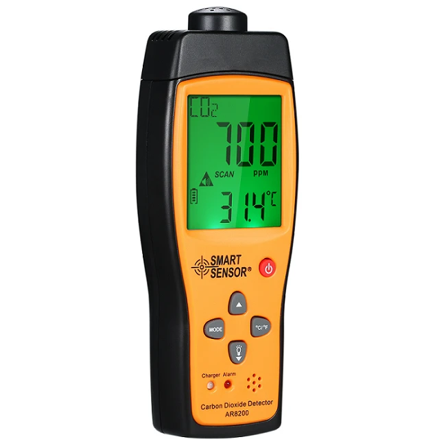 1 Professional CO2 Gas Analyzer Alarm -