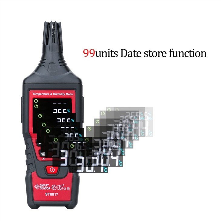 2. Colorful LCD hygrometer